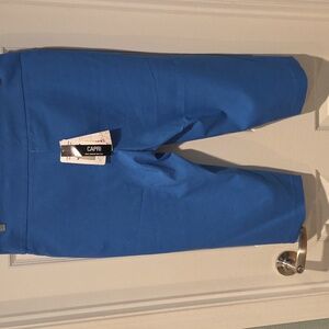 (New) Ruby Rd. Blue Women's Capris Pants Size 14P